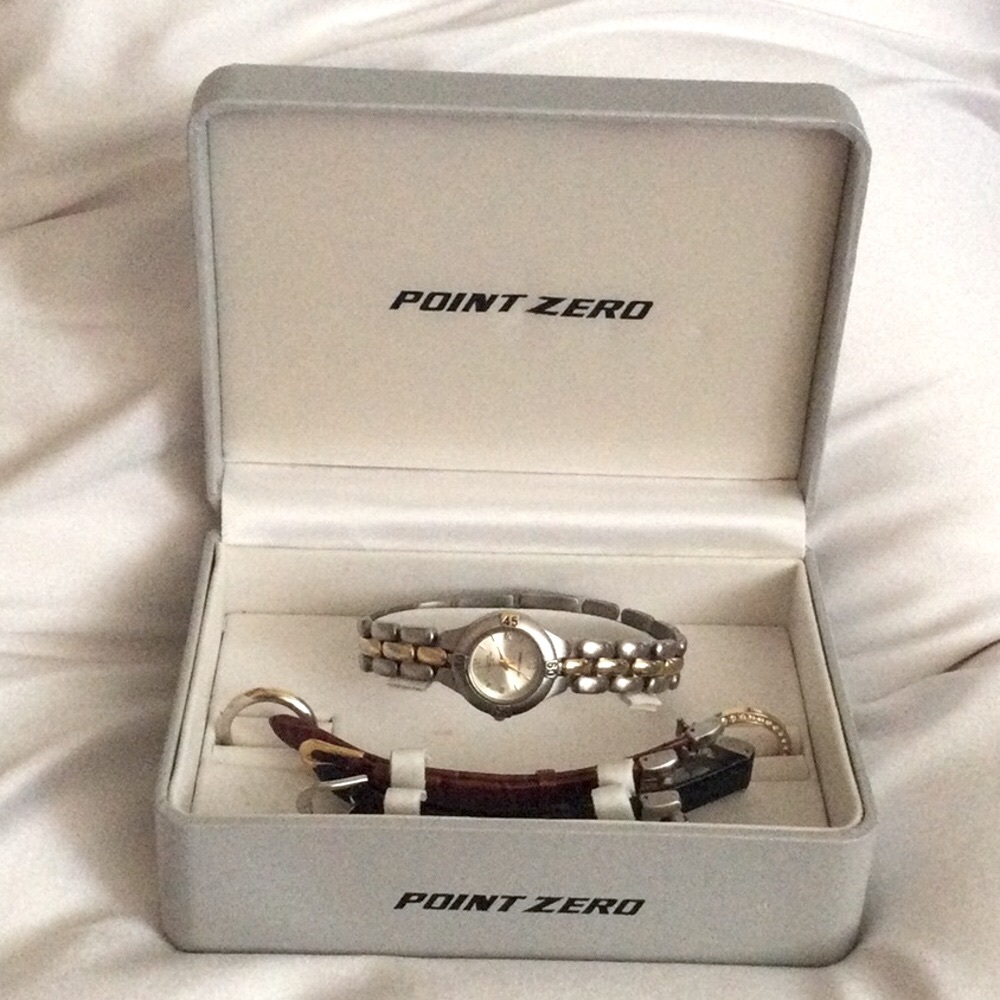3/$10 | Point Zero Two-Tone Women's Watch with Extras